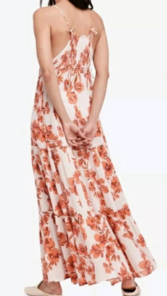 FREE PEOPLE GARDEN PARTY full length dress sz Med - Picture 2 of 4